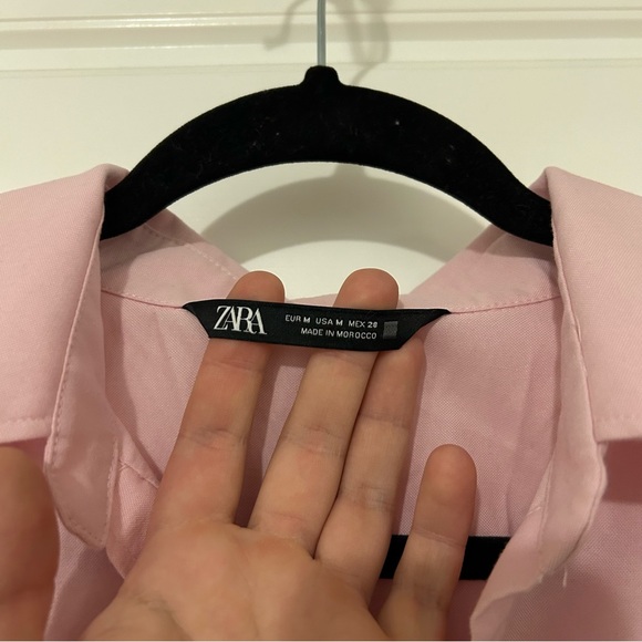 Zara button up in pink - Picture 3 of 3
